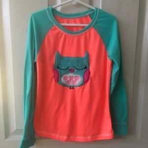 Girls owl pajama set (size medium)